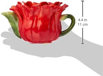 Miniatura 3 de Cosmos Gifts Gerbera Daisy - Tetera de cerámica, 3-78 pulgadas