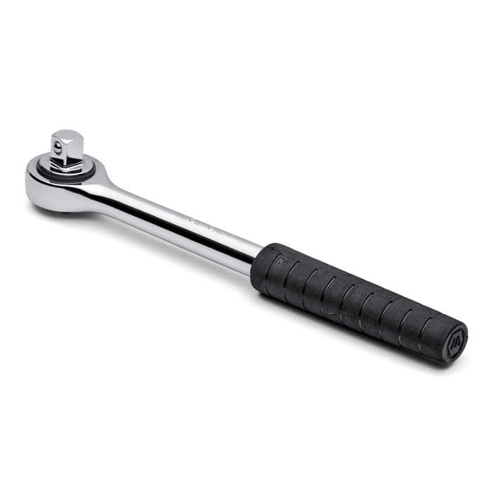 Wright Tool 3430 3/8" Drive Ratchet with 1/4" Drive Ratchet Handle Silver