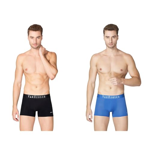 Image of Van Heusen Men's Trunk Pack of- 1 |Air Series|Light as air|Mesh Fabric|Breathable Active Trunks Moisture Wicking|No Ride Up Sweat Absorbant|Underwear for Active Wear|Style 40047
