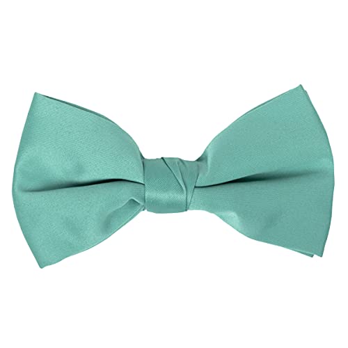 Image of boxed-gifts Mens Clip On Bow Tie - Solid Color Bowties for Men