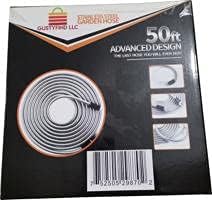 304 Stainless Steel Garden Hose by Gustyfind Garden- 50ft, Kink Free, Light Weight, Flexible, Puncture Proof, Non Chewable by Pets, Expandable, Weather Proof, Tear Proff, UV protected (50Ft)