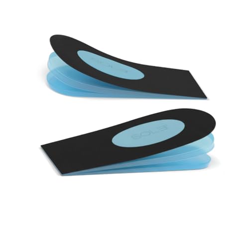 Plantillas elevadoras ajustables 1/2 pulg para hombre y mujer
