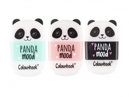 Temperamatite con gomma Bambù Colourbook (Rosa)