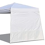 ABCCANOPY Canopy Side Wall for 10'x 10' Slant Leg Canopy Tent, 1 Pack Sidewall Only, White