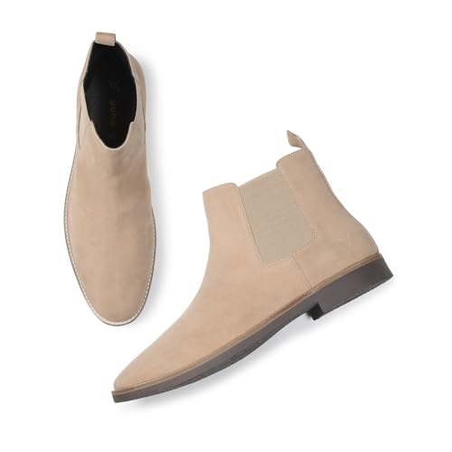Image of YOHO Comfortable Boots For Men | Extra Cushioned Foot Bed And Skin Friendly Ankle Boot With Low Heels | PU Finish Material | Trendy, Stylish & Casual Boots | Winter, Snow & Holiday Outings