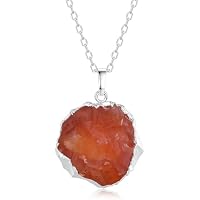 COAI Collar de Mujer con Colgante de Gemas Preciosas Cristales