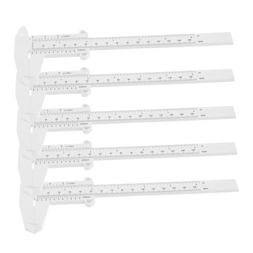 Calibrador Vernier Plástico Digital Pack 5 Piezas miniatura 1