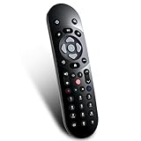 Glitfix Infrarot Fernbedienung für Sky Q Box/Mini/Silver – 10M Reichweite, Keine Programmierung, ABS-Material Schwarz, IR Remote Control für Sky Q TV Box