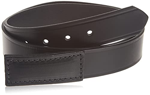 Red Kap Men s No-Scratch Leather Belt, Black, Large(40-44)