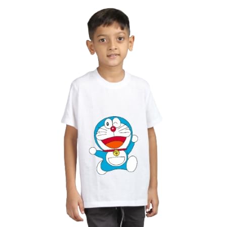 J9D Cartoon Character Print T Shirts for Kids| Boy's Cotton Printed Round Neck T-Shirt | Hip Hop Casual T-Shirt