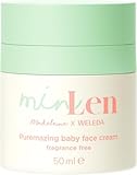 minLen Puremazing Baby Face Cream - Naturkosmetik Gesichtspflege Babycreme mit Kokosöl & Mandelöl zur Pflege von trockener Haut – Natürliche Gesichtscreme / Feuchtigkeitspflege für Babys (1x 50ml)