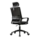 【C-SHAPED ARMRESTS】The ergonomic office chair features wide, C-shaped armrests that provide ample space and support for the arms, effectively distributing pressure on the shoulders and neck. This reduces fatigue during long hours of work and accommodates various sitting postures.