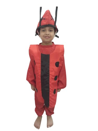 Image of BookMyCostume Ladybug Insects Kids Fancy Dress Costume 4-5 years