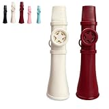 【2025最新改良モデル】カズー 軽量 良い音 Kazoo 初心者 簡単に演奏できる、大人と子供用 日本語説明書付 ストラップ付 持ち運びが簡単 メンブレン不要で洗える、ギター、ピアノ、ウクレレ用のカズー楽器の習得が簡単 演奏 音楽玩具 マルチカラー (白 + 赤)