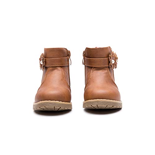 Blue Berry Girls Cute Fashion Toddler Winter Snow Boots (01TAN, numeric_5)