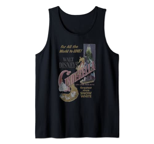 Image of Princess Cinderella Retro Poster Tank Top