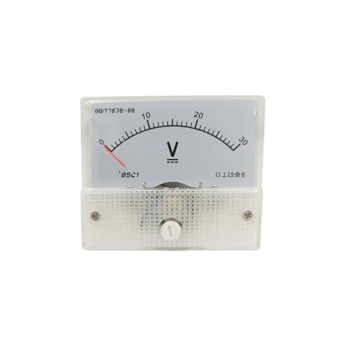 Voltmètre analogique 85C1-V DC 20V à aiguille haute lisibilité