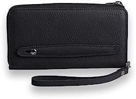 Guard Mat Siyah - Kırmızı Çok Fonksiyonlu Hakiki Deri Cüzdan ve El Çantası Erkek/Kadın P3071 - Görsel 3