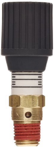 Control Devices CR Series Brass Pressure Relief Valve, 0-100 psi Adjustable Pressure Range, 1/4" Male NPT