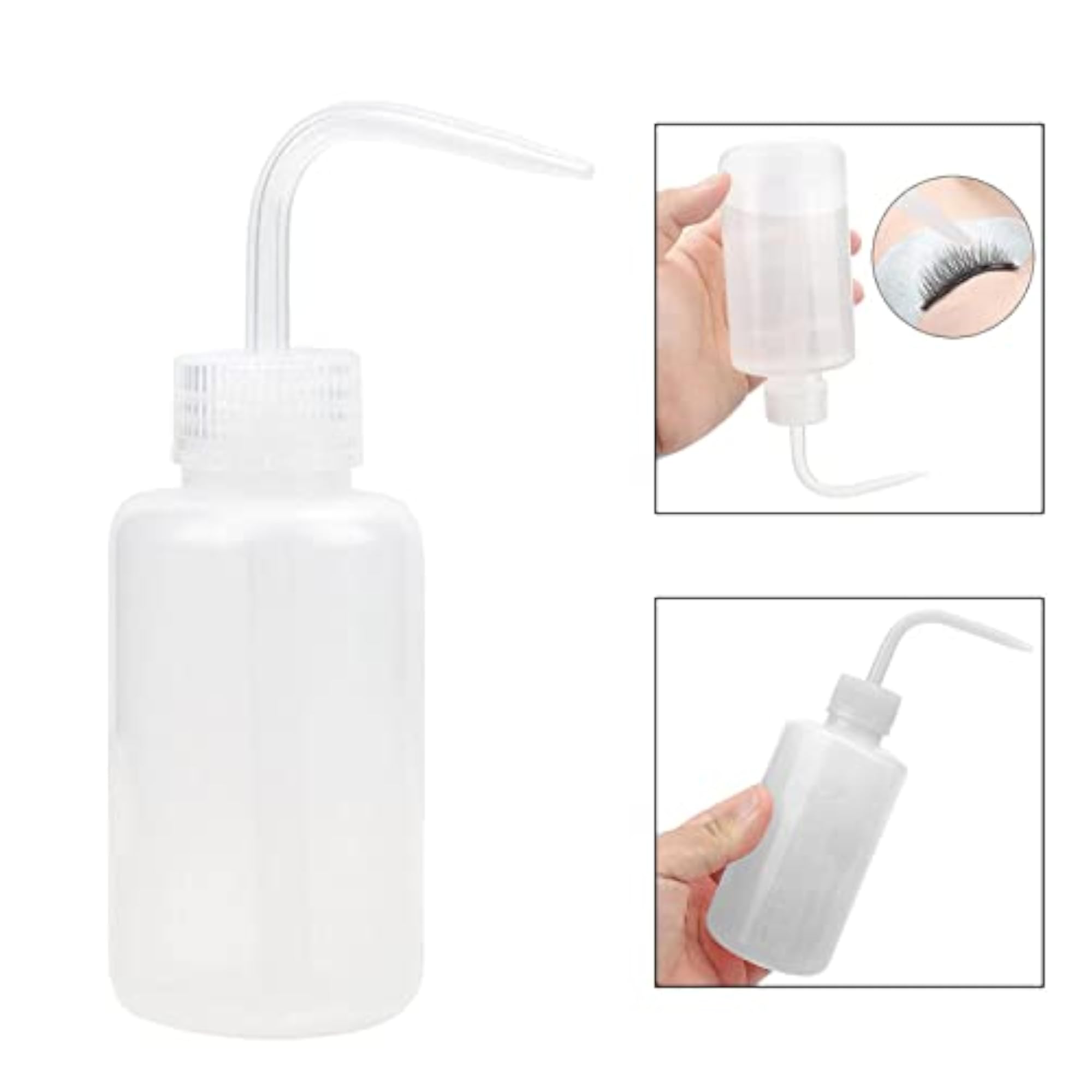 3xWash Bottle with Scale Labels Squeeze Washing Bottle