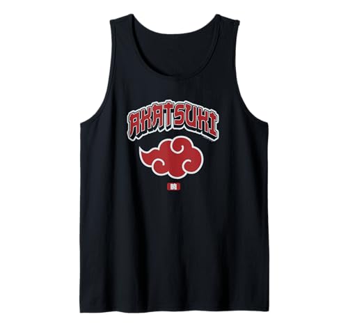 Naruto Shippuden Arco de Akatsuki con Nube Camiseta sin Mangas