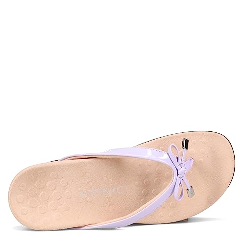 Image of Vionic Women's Rest Bella Toe Post Sandal- Supportive Ladies Orthotic Sandals that include Three Zone Comfort with Arch Support- Flip Flop for Ladies, Medium and Wide Width Size 5-12