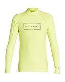 Billabong Boys' Union Performance Fit Long Sleeve Rashguard Green 5M