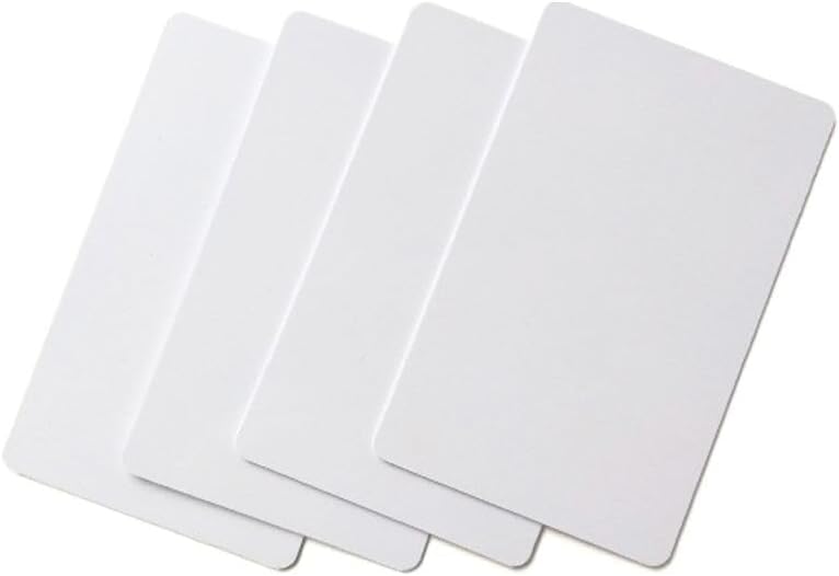 Classic 4K 13.56Mhz ISO14443A Blank PVC White RFID Smart Card 1000pcs