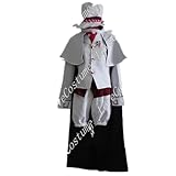 70 Blue Exorcist Ao no Ekusoshisuto Mephisto Pheles Cosplay Costume Tailor made (Female, XXL)