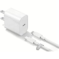 iPhone Charger Fast Charging 10ft, Type C Charger Block and Long USB C to Lightning Cable Cord,USBC Wall Plug Power Adapter Cube for Apple iPhone 14 Pro Max/14 Plus/14/13/12 Mini/11/XS Max/XR/iPad Air