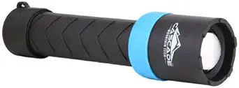 Cascade Mountain Tech STEELCORE™ LED Flashlight, with Emergency Strobe Feature, 1000 Lumens (Blue)