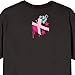 Arcane League of Legends Jinx Front & Back Art Adult Black Crew Neck Short Sleeve T-Shirt-Medium