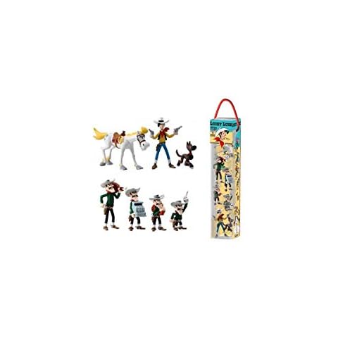 Plastoy SAS PLA70387 Lucky Luke: Tube Lucky Luke, 7 Figures Cover