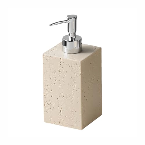 Hand Soap Dispenser Beige Lotion Hand Soap Dispenser Set, 9.8