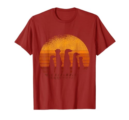 Meerkat Squad Meerkat T-Shirt, Men, Cranberry Red, X-Large