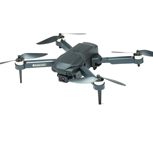 Image of F198 Brushless Motor Drone with Dual Battery, Dual Camera, Position Hold & Stunt Flip | Camera Drone for Beginners. Kids & Adults | Remote control drone quadcopter