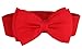 SportsWell Women's Fashionable Bowknot Wide Belt Girls Lady Stretch Cinch
