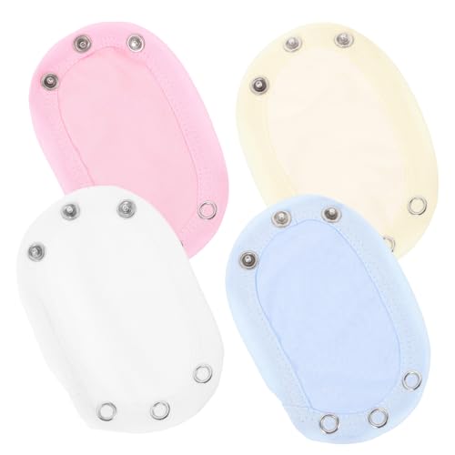 UKCOCO 4Piezas Extensores de Mono Niño Niña Paquete de Transpirable de Doble y Monos Infantiles Colores
