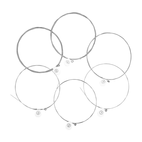 Abaodam 6Pcs Electric Guitar String Replacement Durable Guitar Accessories for Electric Guitars Sound Rich Resonance present for Musicians
