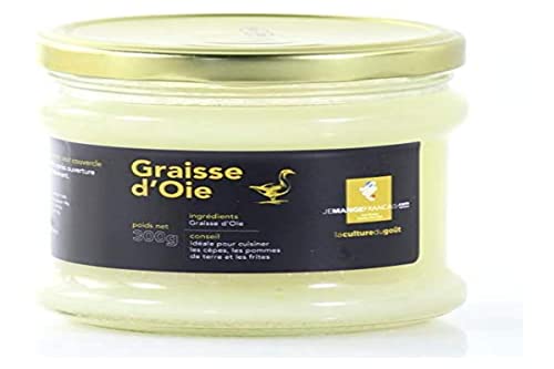 Grasa de Oca Origen Francia - Grasa de Oca en conserva de vidrio de 300g