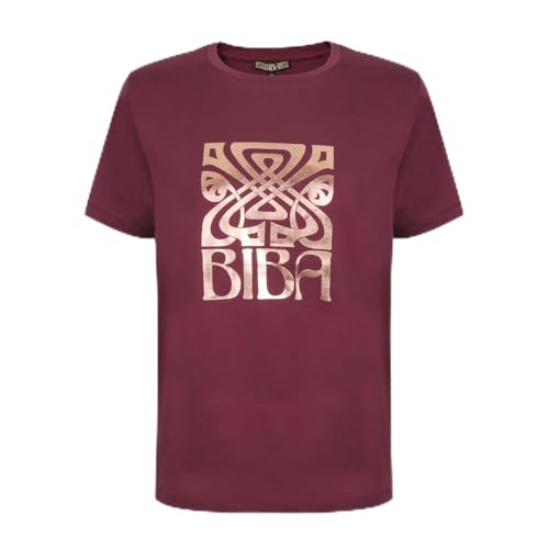 Image of Biba Womens T-Shirt Short Sleeve Lifestyle Cotton Fig Logo 16