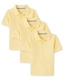 Picture of Gymboree,Boys,and Toddler Short Sleeve Polo Shirt,Light Yellow 3-Pack,4 Years