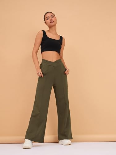 Image of barcino Black Terry V-Shape Waistband Track Pants