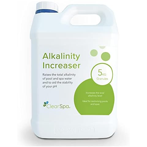 ClearSpa Total Alkalinity Increaser/Plus 5kg - Suitable for all Hot Tubs, Swimming Pools and Spas Cover