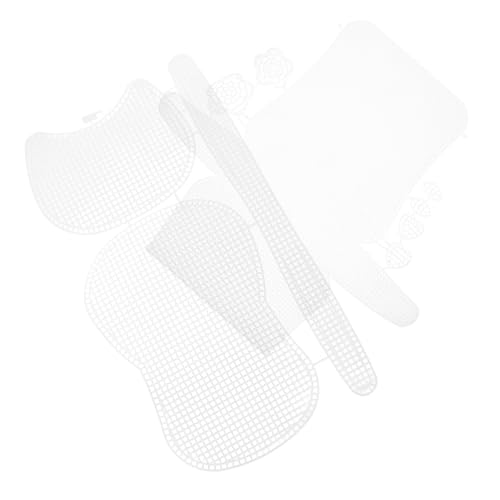 DOITOOL 2 Sets DIY Mesh Sheets for Crafting Quilting Crochet Durable Pattern for Easy Weaving Breathable Material for Creations for Creative Projects