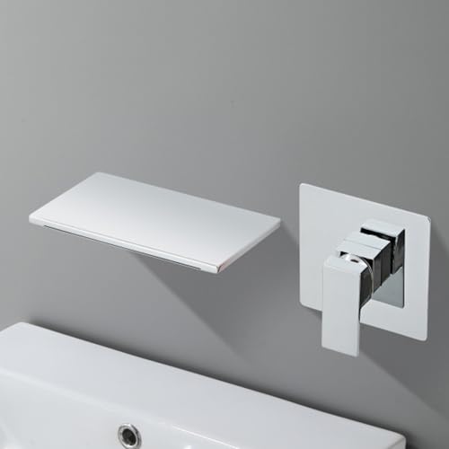 Robinet de lavabo cascade noir pour une salle de bain moderne