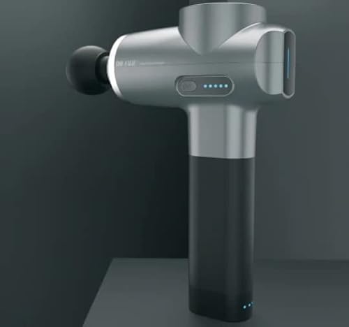 Dr. Fuji S6 Mini Deep Tissue Muscle Massage Gun - 6 Massage Heads, 5 Adjustable Speeds, Timer - Percussion Therapy for Whole Body