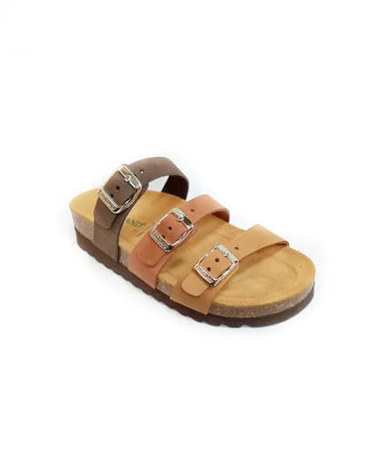Pantoufle Multicolore Grunland Hola CB1821 Chausson Trois Brides Femme