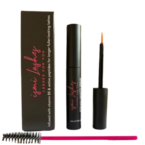ismi Lashes Eyelash Growth Serum Infused with vitamin B5 & active peptides for longer fuller-looking lashes - Lash Serum Eyelash Serum - 5ml