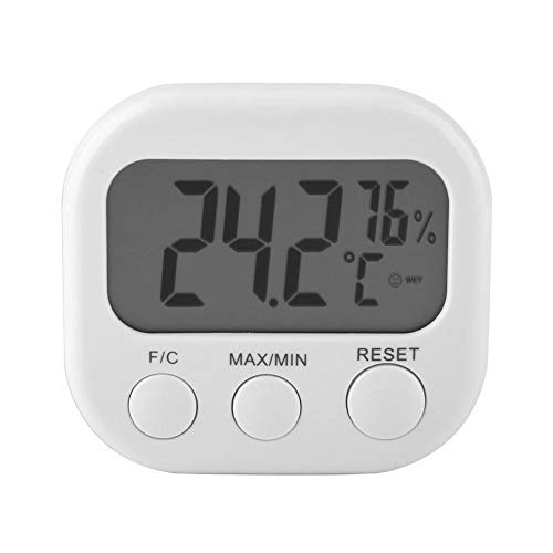 NOBRAND Multifunctional Digital Thermometer Hygrometer High Precision Temperature Humidity Monitor for Home Office Greenhouse